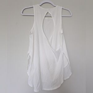 Lululemon White Cruiser Tank Sz6
